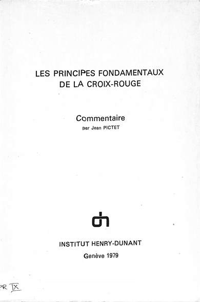 Les principes fondamentaux de la Croix-Rouge