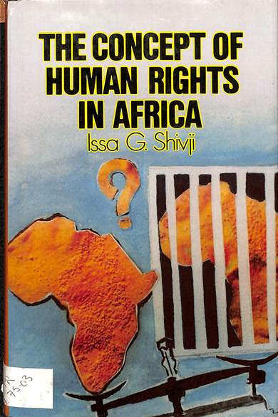 The concept of human rights in Africa