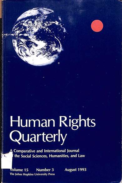 Human rights quaterly : A comparative and international journal of the social sciences, humanities, and law.