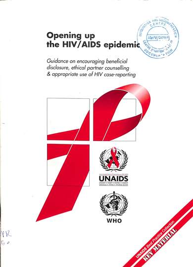Opening up the HIV/AIDS epidemic