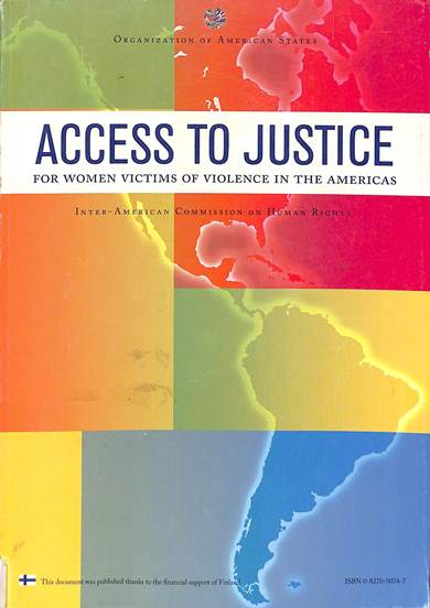 Access to justice for women victims of violence in the Americas