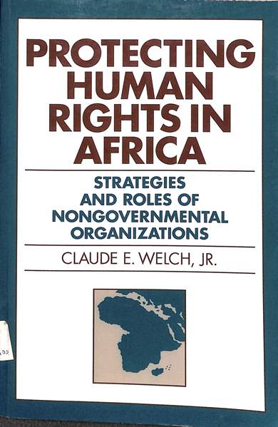 Protecting human rights in Africa: Strategies and roles of non-governmental organizations