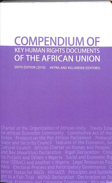 Compendium of key human rights documents of the African Union