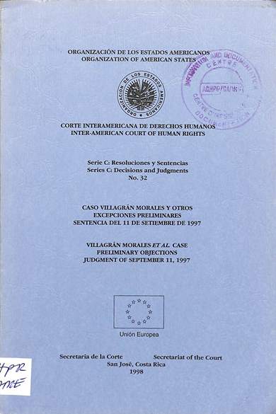 Serie c: Resoluciones y sentencias no. 32 = decisions and judgments no. 32