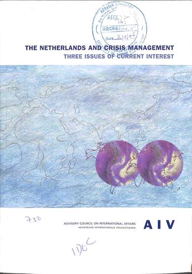 The Netherlands and crisis management: Three issues of current interest
