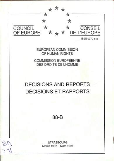 Decisions and reports = decisions et rapports: March 1997 = Mars 1997