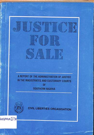 Justice for sale