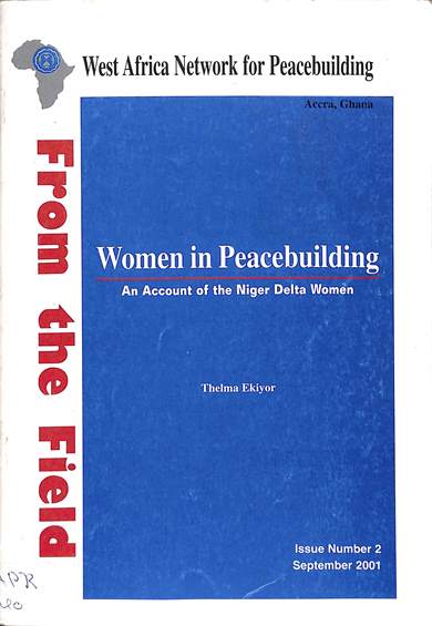 Women in peacebuilding: An account of the Niger delta women
