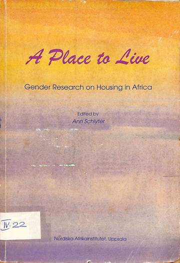 A place to Live: Gender research on housing in Africa 