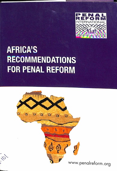 Africa's recommendations for penal reform 