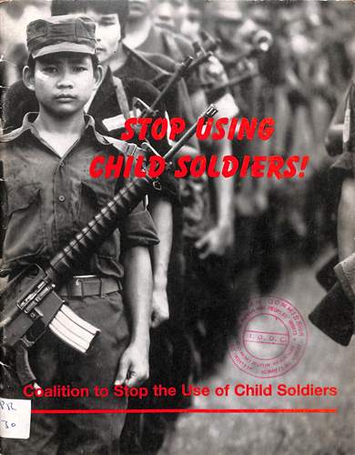 Stop using child soldiers!