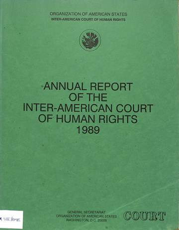Annual report of the inter-American commission on human rights 1989