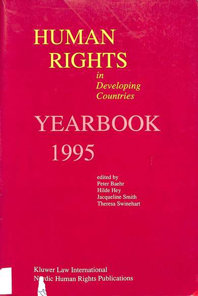 Human rights in developing countries yearbook 1995