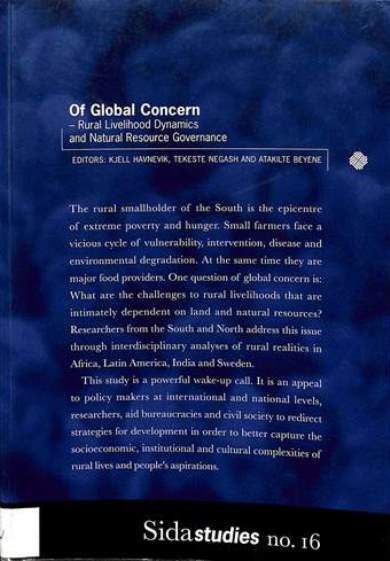 Of global concern: Rural livelihood dynamics and natural resource governance