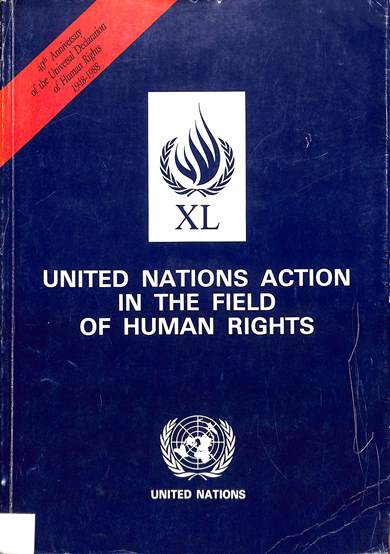 United Nations action in the field of human rights