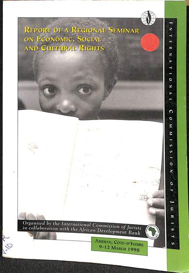 Report of a regional seminar on economic, social and cultural rights