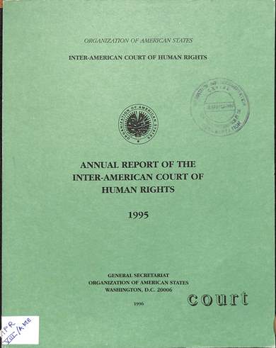 Annual report of the inter-American commission on human rights 1995