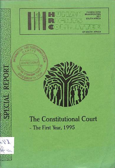 The constitutional courts: The first year