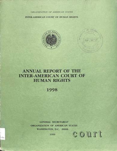 Annual report of the inter-American court of human rights 1998