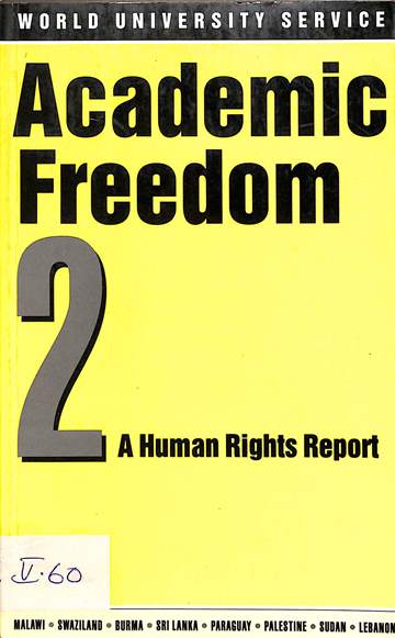 Academic freedom 2: A human rights report