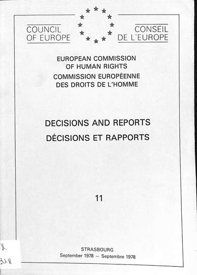 Decisions and reports = decisions et rapports: September 1978 = Septembre 1978