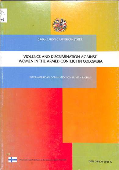 Violence and discrimination against women in the armed conflict in Colombia