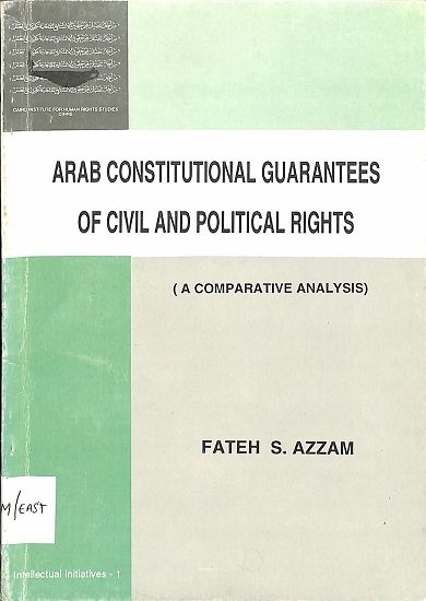 Arab constitutional guarantees of civil and political rights