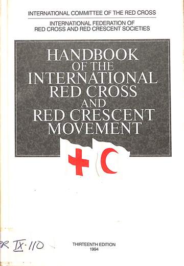Handbook of the International Red Ccross and Red Crescent movement