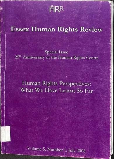 A human rights perspective: What we have learnt so far