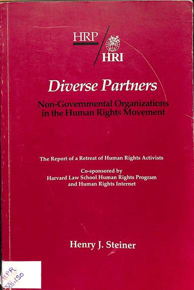 Diverse partners: Non-governmental organization in the human rights movement