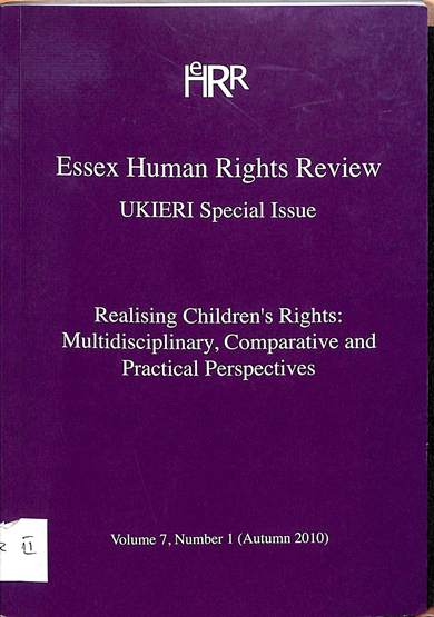 Realising children's rights: Multidisciplinary, comprative and practical perspectives