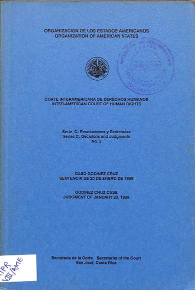 Serie c: Resoluciones y sentencias no. 5 = decisions and judgments no. 5