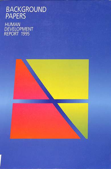 Background papers: Human development report 1995