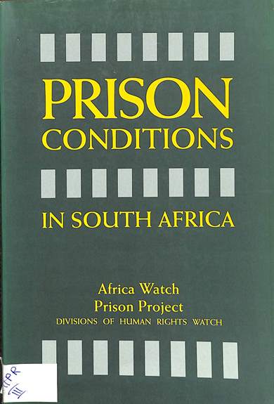Prison conditions in South Africa
