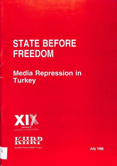State before freedom: Media repression in Turkey