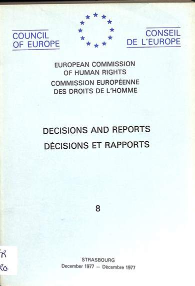 Decisions and reports = decisions et rapports: December 1977 = Decembre 1977