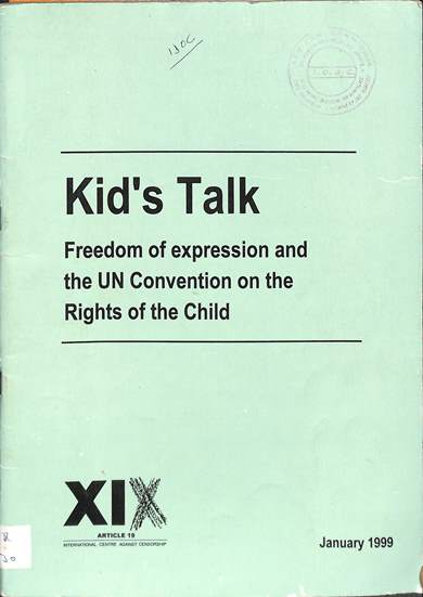 Kid’s talk: Freedom of expression and the UN Convention on the rights of the child