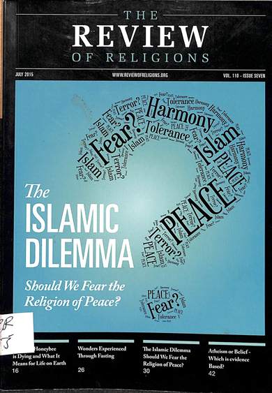 The islamic delimma: Should we fear the religion of peace?