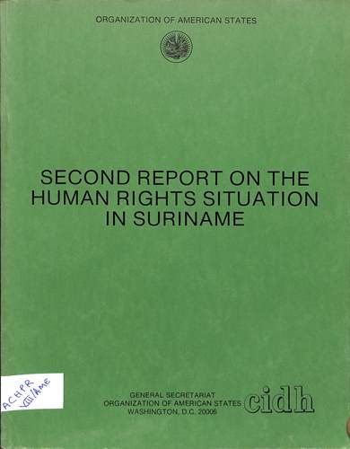 Second report on the human rights situation in Suriname