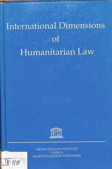 International dimension of humanitarian law