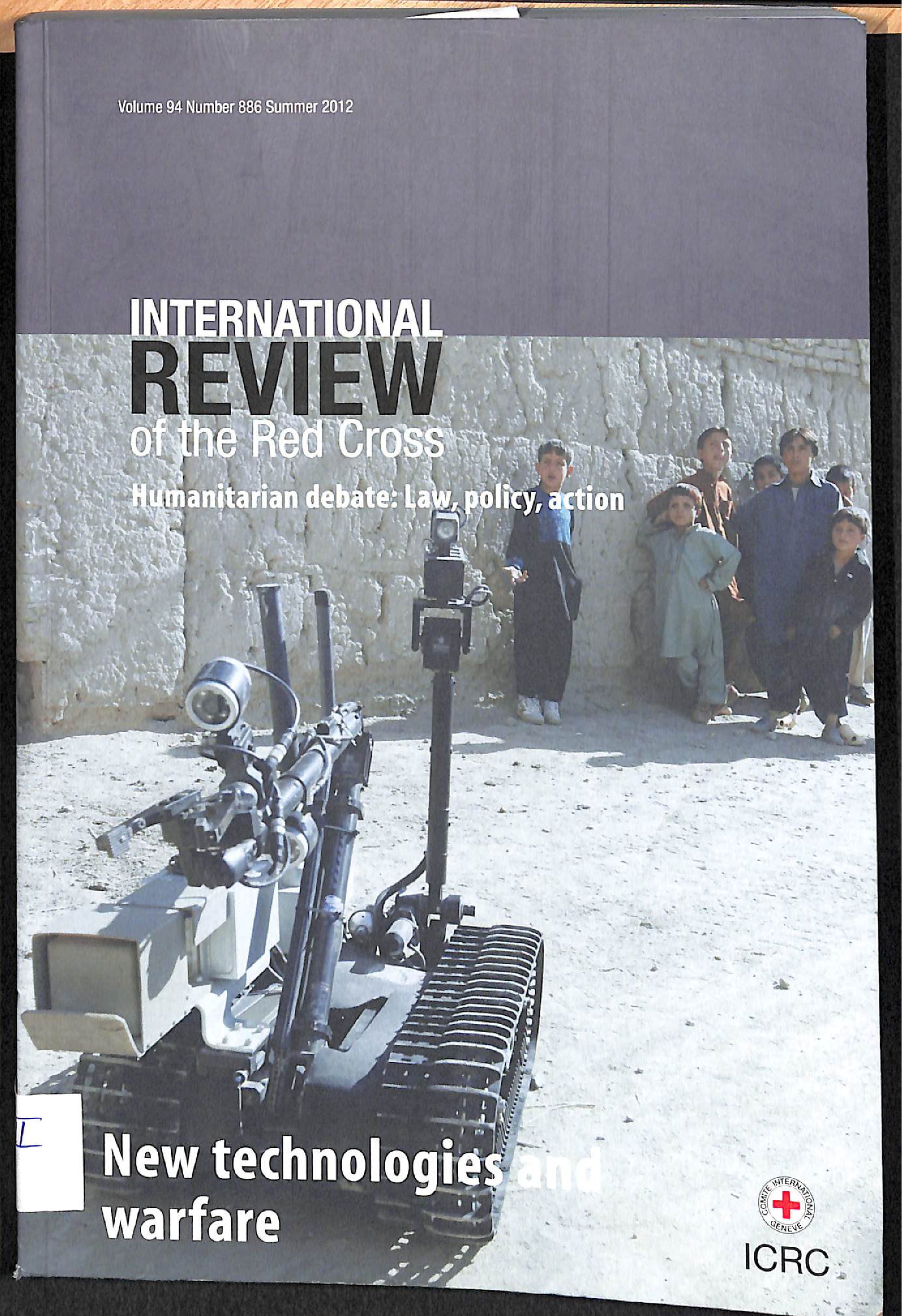 International review of red cross: Humanitarian debate ,law policy, action, urban violence