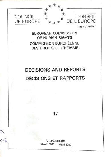 Decisions and reports = decisions et rapports: March 1980 = Mars 1980