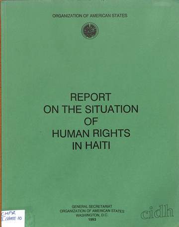 Report on the situation of human rights in Haiti