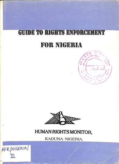Guide to rights enforcement for Nigeria