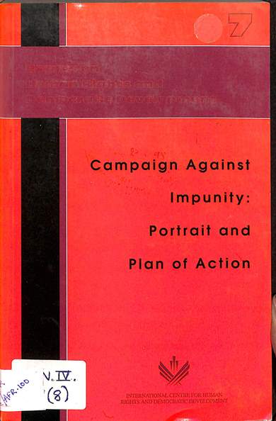 campaign against impurity portrait and plan of action: Essays on human rights and development 