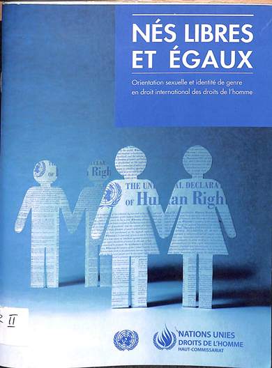 Nes libres et egaux: Orientation sexuelle et identite de genre en droit international de l'homme