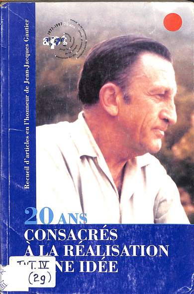 20 ans consacrés a la réalisation d'une idée