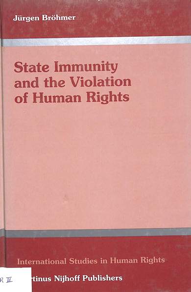 State immunity and violation of human rights