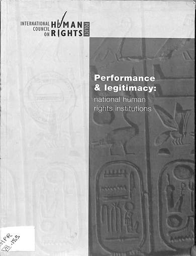 Performance and legitimacy: National human rights institutions