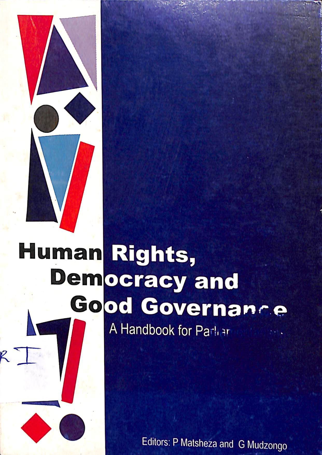 Human rights, democracy and good governance: a handbook for parliamentarians